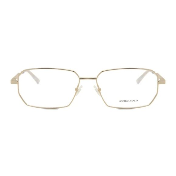 NEW  BOTTEGA VENETA EYEGLASSES GOLD UNISEX EYEWEAR BOTTEGA VENETA BV1073O 002